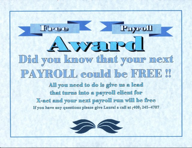 Your Next Payroll Could Be FREE!